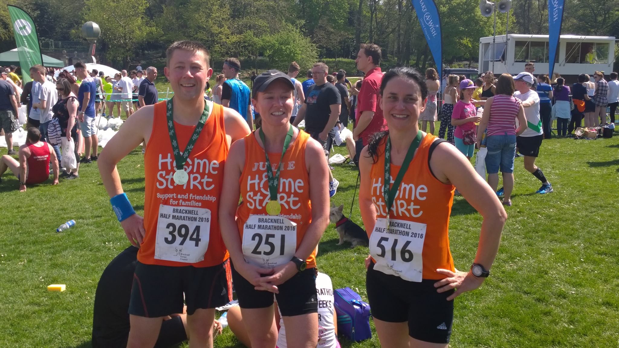 3 finishers